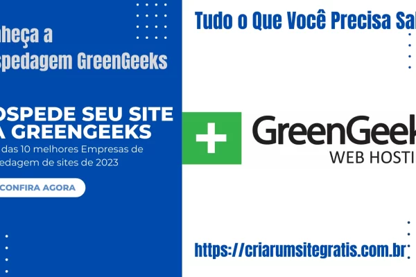 Hospedagem de Sites GreenGeeks: Seu Site Merece Uma Hospedagem Confiável e Rápida