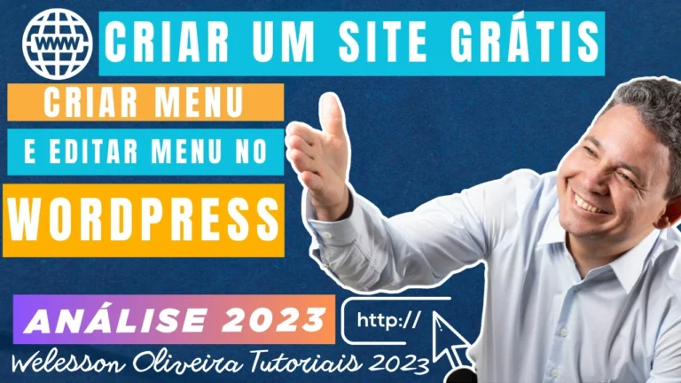 Como Criar Menu no WordPress e Como Editar o Menu: Veja omo Criar e Editar Menu no Site ou Blog em WordPress