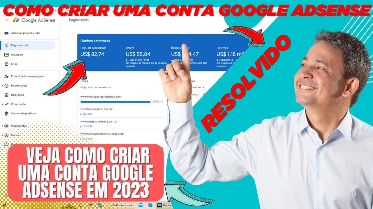 Google AdSense Criar Conta: Como Criar Uma Conta no Google AdSense e Ganhar Dinheiro Com Site ou Blog - Confira