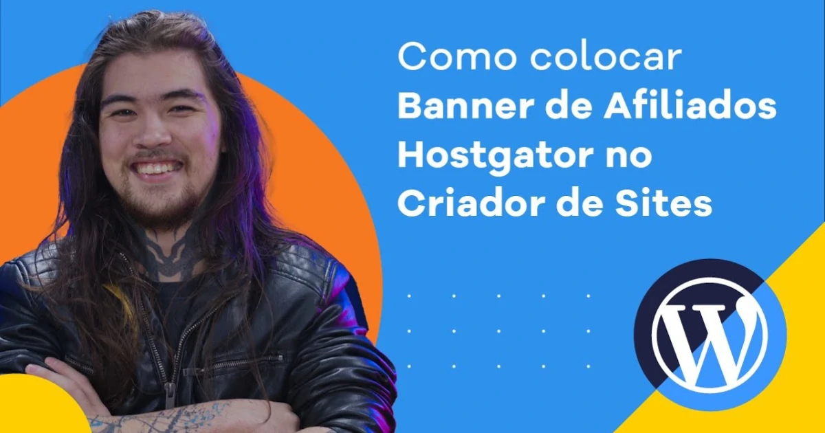 Como adicionar BANNER de afiliado Hostgator no Criador de Sites Hostgator