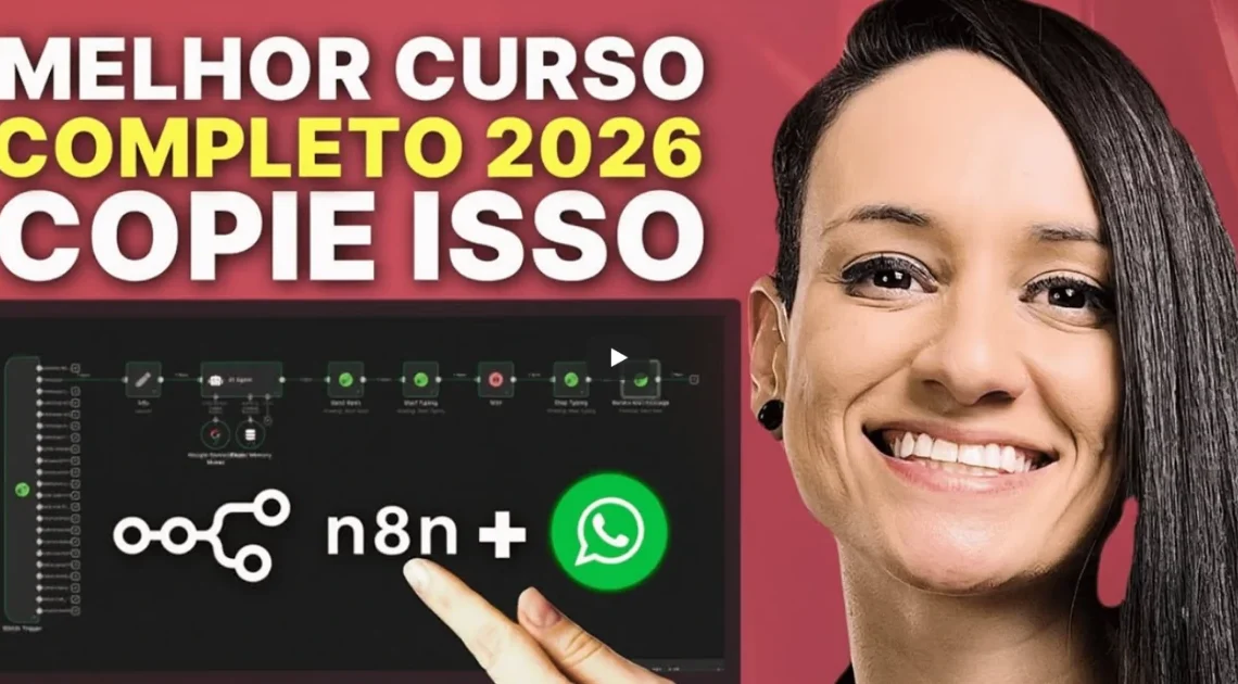 Como criar Agente de IA no WhasApp: N8N + WhatsApp GRÁTIS (Passo a Passo COMPLETO para Iniciantes)