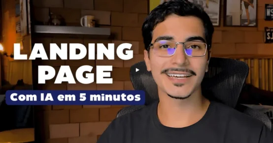 Como criar uma LANDING PAGE de alta conversão em minutos com IA