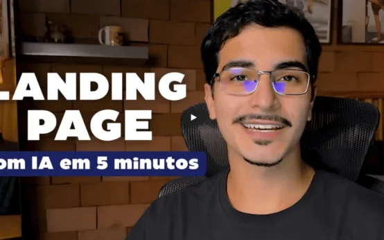 Como criar uma LANDING PAGE de alta conversão em minutos com IA