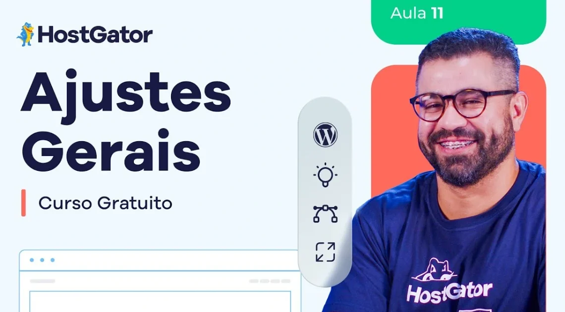Ajustes Gerais no WordPress [Aula 11] - Curso WordPress Grátis 2026