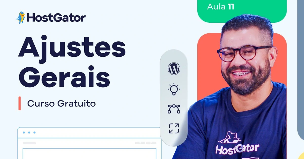 Ajustes Gerais no WordPress [Aula 11] - Curso WordPress Grátis 2026