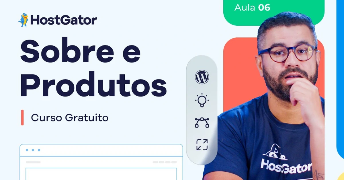 Como Criar Seção Sobre e Página de Produto no WordPress [Aula 6] | Curso Grátis 2026