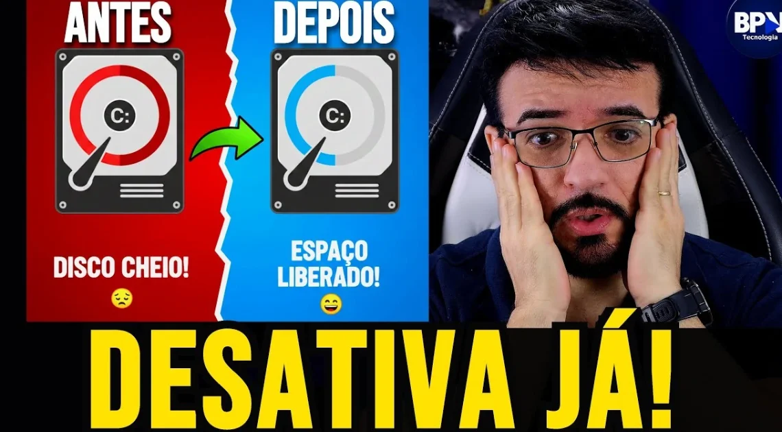 Desative AGORA esses Recursos do Windows 11 e LIBERE Muito Espaço no PC!