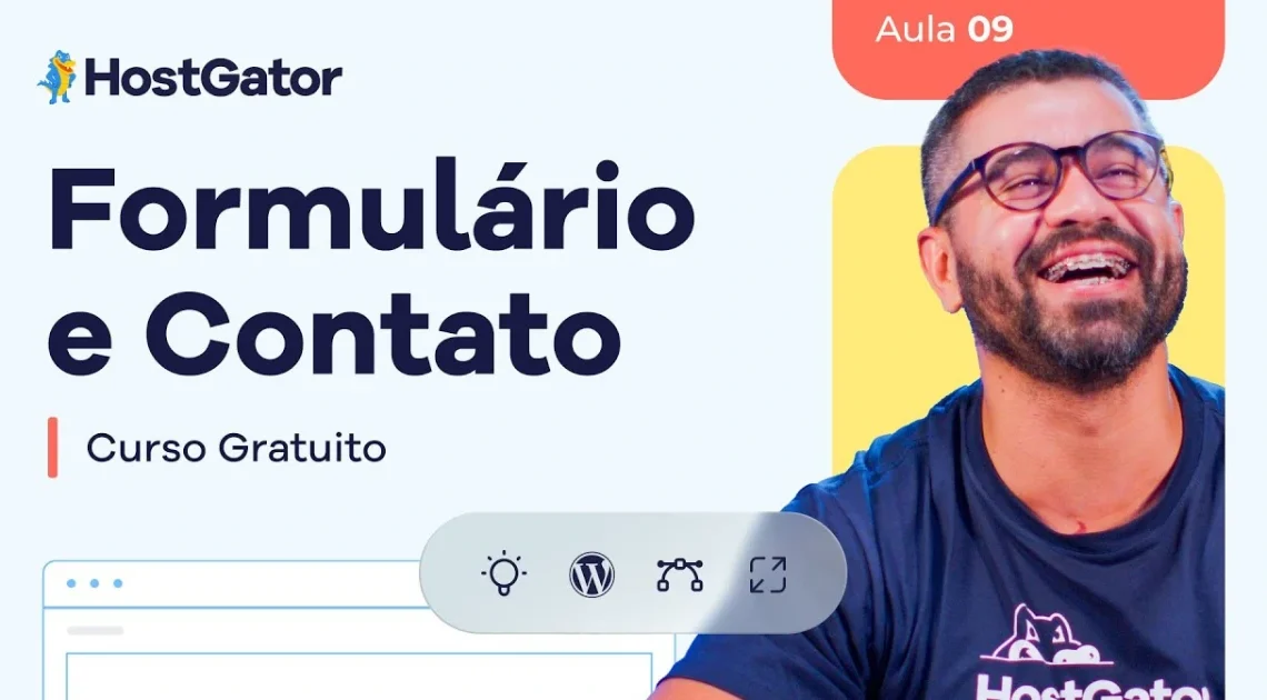 Formulário de Contato no WordPress [Aula 9] - Curso WordPress Grátis 2026