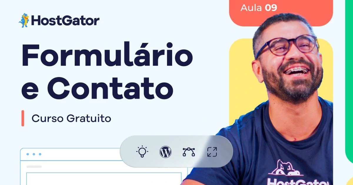 Formulário de Contato no WordPress [Aula 9] - Curso WordPress Grátis 2026