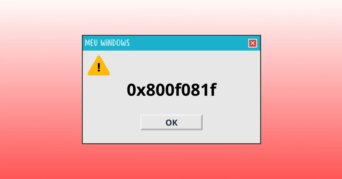 NET Framework Não Atualiza? Entenda o Erro 0x800f081f e Como Resolver